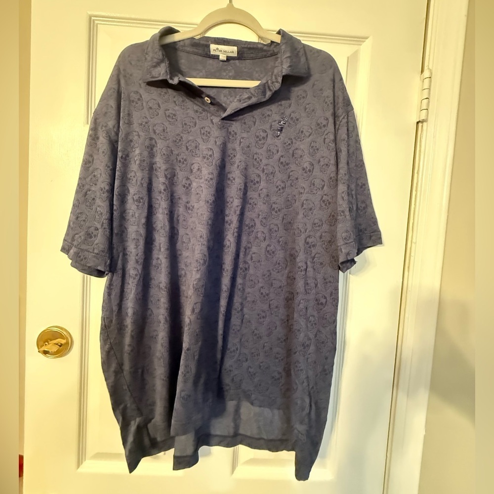 Peter Millar Navy Polo Shirt